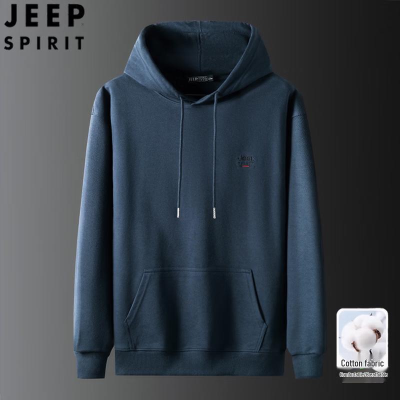 

JEEP SPIRIT Men s Hooded Pullover Sweatshirt XL/180