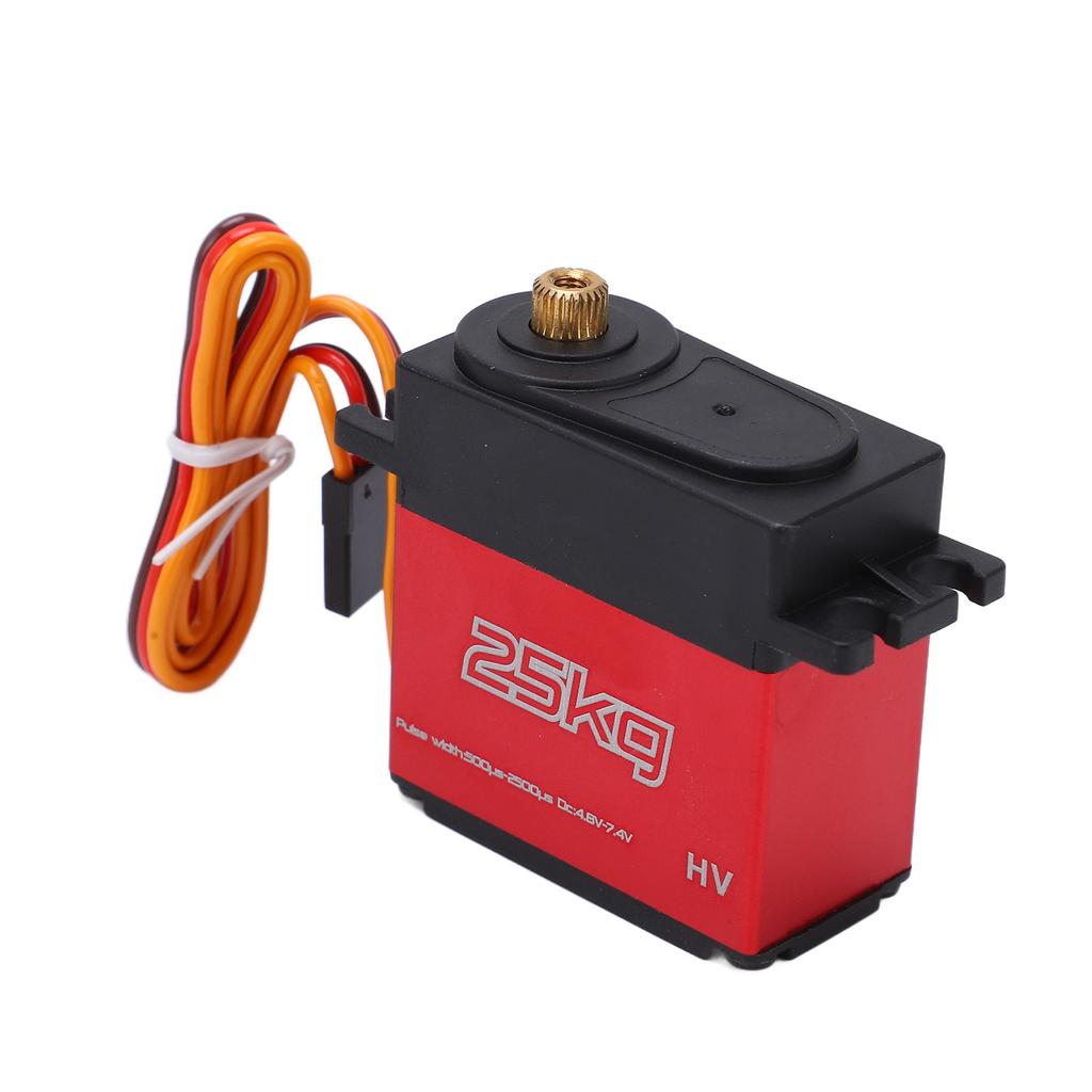 25kg RC Digital Servo High Torsion Full Metal RC Steering Gear for 110 18 RC Cars