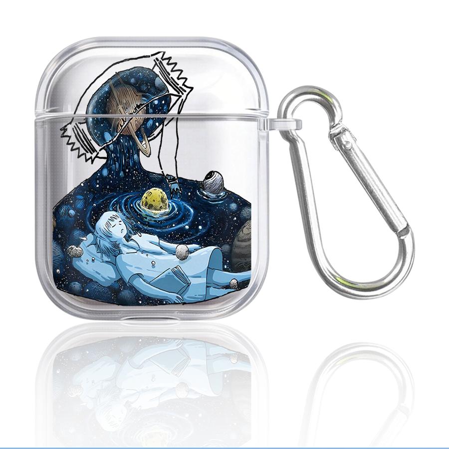 Clear Earphone Cases Cover Case For Airpods 3 4 Pro3 Pro2 Pro 1 2 Van Gogh Creative Design
