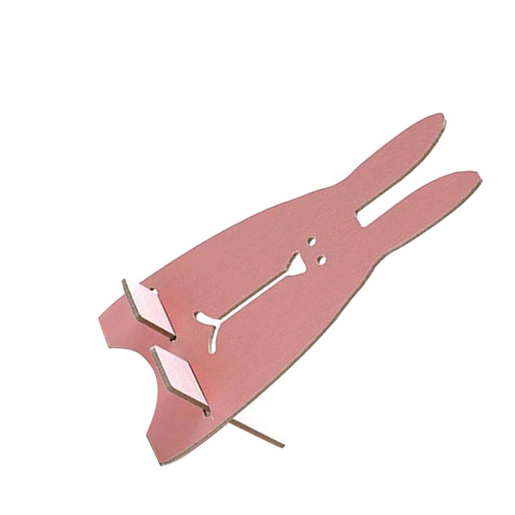 Original DIY Wooden Mobile Phone Stand Lovely Rabbit Cell Phone Holder