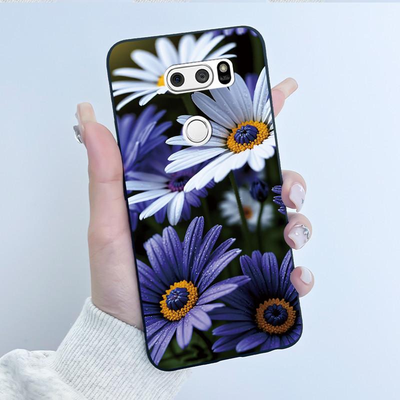 Casing For LG V30 V30+ V30S V30S+ V35 V35+ ThinQ Slim Soft Black Silicon Case Aesthetic Luxury Cute Cool Boys Girls Back Cover