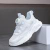 Summer White Children's Sports Shoes, White Shoes, Medium and Older Children's Breathable Student Board Shoes, White Running Shoes