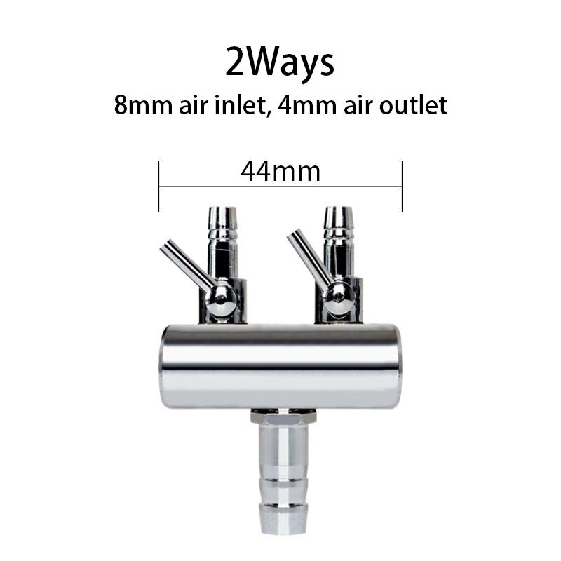 

2/4/6/8/10/12Ways Stainless Steel Air Flow Splitter Distributor Pump Valves for Aquarium Air Splitter Valve Fish Tank Air Pump
