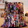 1PC Fnaf Character Collage Flannel Blanket Gift, Suitable for Both Men And Women, Soft Ideal for Beds And Sofa, Birthday Or Christmas Gift