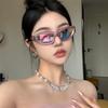 New sports sunglasses Y2K Millennium Phoenix European and American high-end sense retro Internet celebrity photo concave sunglasses explosion