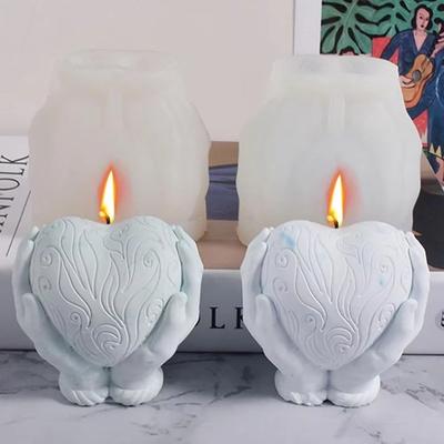 Aşkı Elde Tutmak Aromaterapi Mumu Silikon Kalıp Aşk Mumu Alçı Dekorasyon Reçine Kalıbı Kendin Yap Mum Yapımı Damlatma Kalıbı