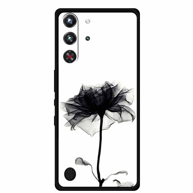 

Phone Case For ZTE Nubia Red Magic 10 Pro Back Cover Case Black Silicone Soft Funda For ZTE Nubia Red Magic 10 Pro Plus Case Bag Red Magic 10 Pro