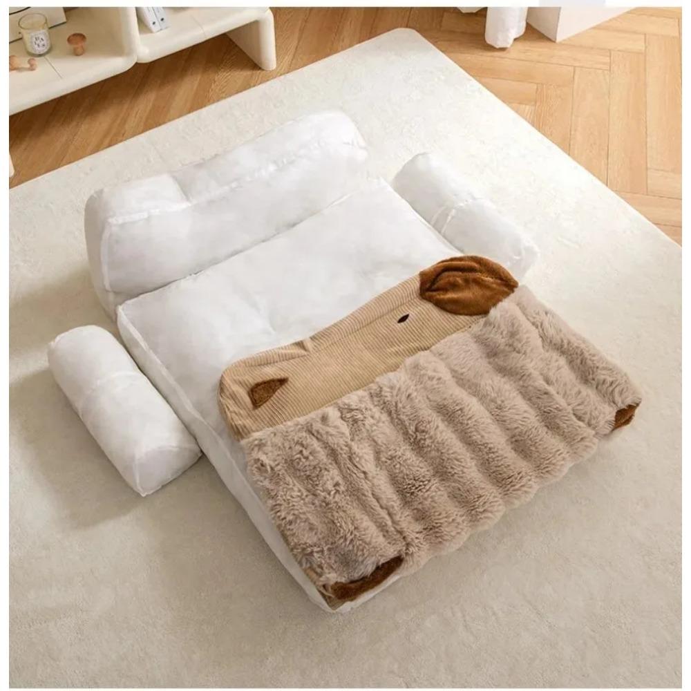 Puppy Bed Accessories Dog Pet Large Dogs Baskets Basket Medium Supplies Beds Fluffy Small Blanket Pets Products Cats Kennel Sofa