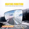 Auto Side Wing Heated Rearview Mirror Glass Lens For Renault Clio Iv 4 / Capt / Zoe 2012- For Nissan Micra Leaf 2017-