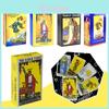 Pachet de Tarot Rider Waite Smith Uimitor cu Imagini Strălucitoare și Cărți cu Scene Complete