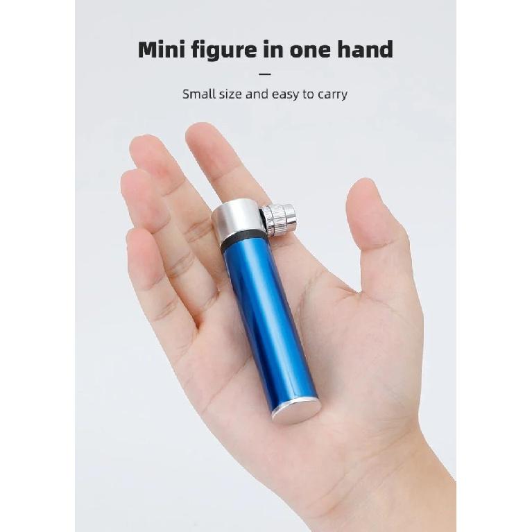 NPY Bicycle Pump Mini Portable Aluminum Alloy Bike Pumps Air Pump Mountain Cycling Tire Inflator Bike Valves Bicycle Pump
