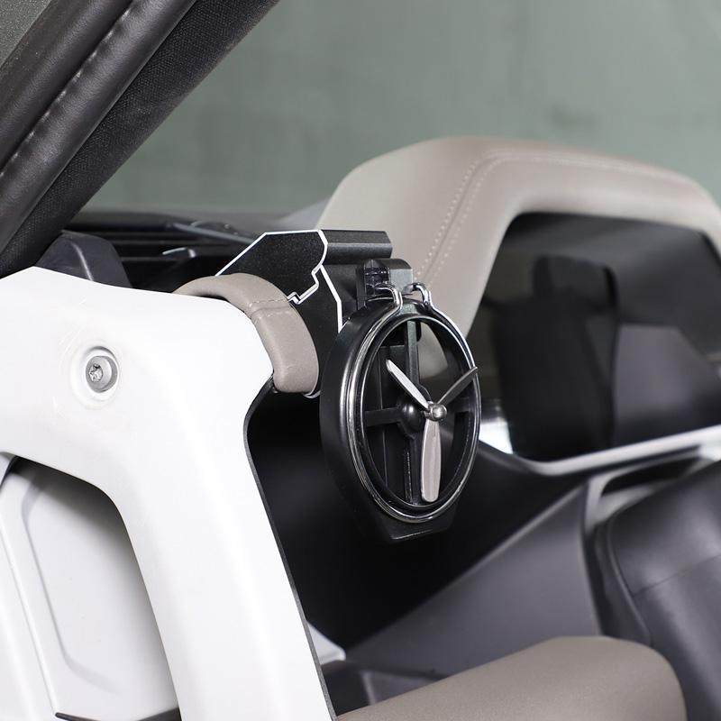 For Land Rover Defender 90110 2020-23 ABS+Aluminum Alloy Car Center Console Dashboard Water Cup Bracket Car Interior Accessories