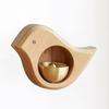 Decorative Wooden Bird Shape Magnetic Doorbell Metal Shopkeepers Bells for Refrigerator Entrance Wall Store Door Chimes