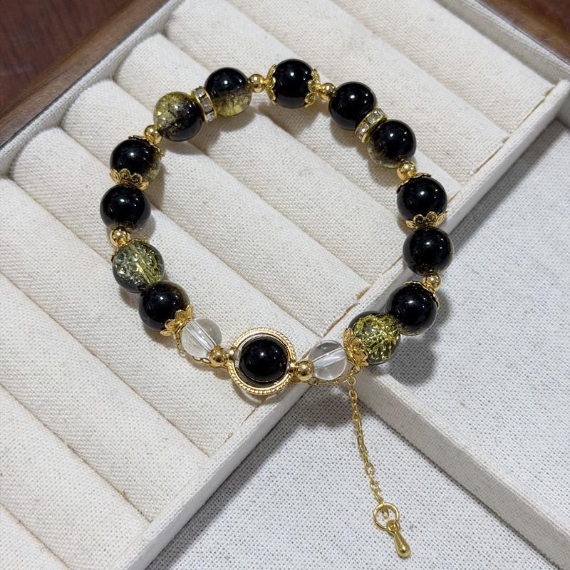 Personalized Glaze Beaded Tassel Bracelet Fashion Temperament Light Luxury Popular Couple Jewelry Gift