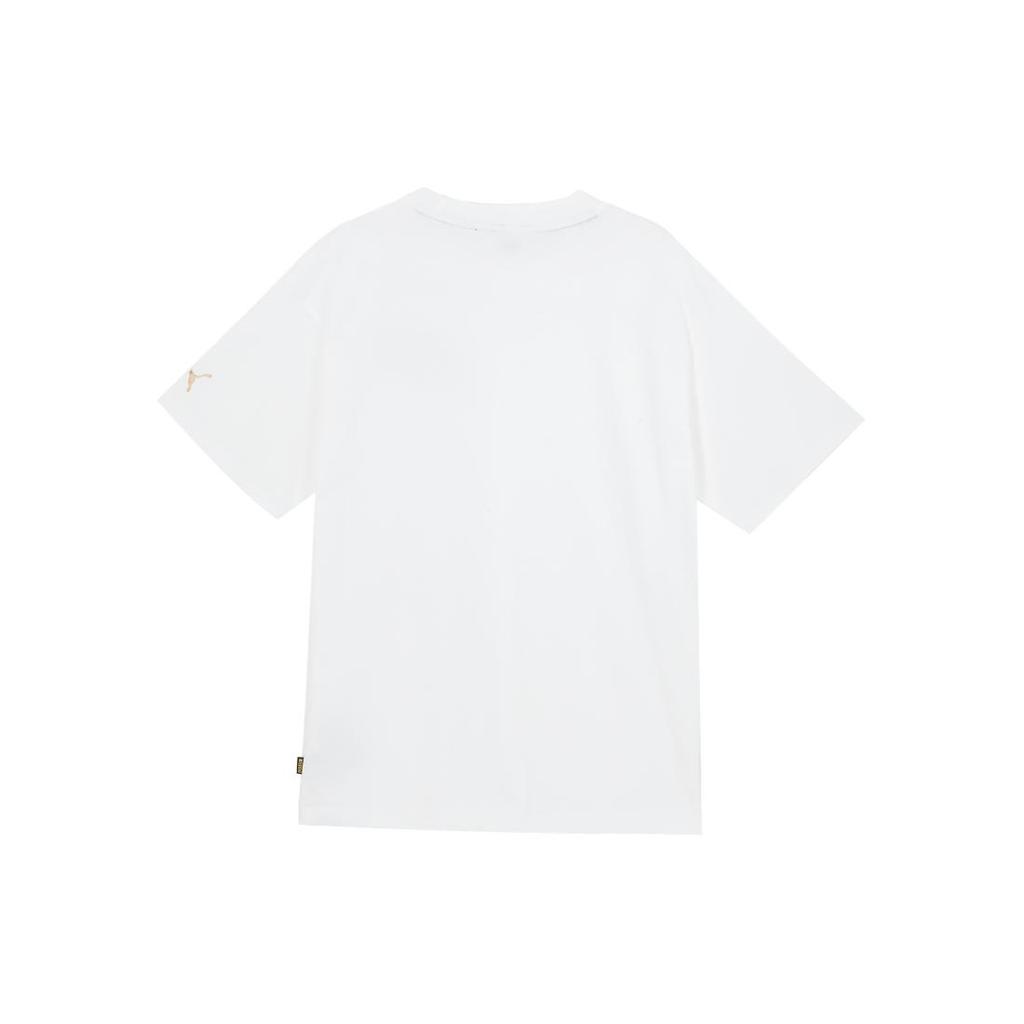 New PUMA T Shirts Unisex White 621709-01