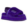 UGG DISCO Slide Platform Stylish Sandal Women's Violet 1112258-VNGH
