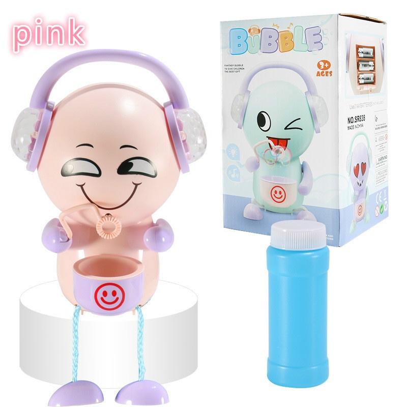 Dětská hračková hra elektrický bublinkový stroj na vyjádření automatický světelný elektrický bublinkový stroj