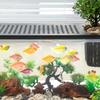 Clear Fishtanks With Safe Lid and Water Plant Holder For Gold Fish Home Desktop Decoration Aquariums Tanks