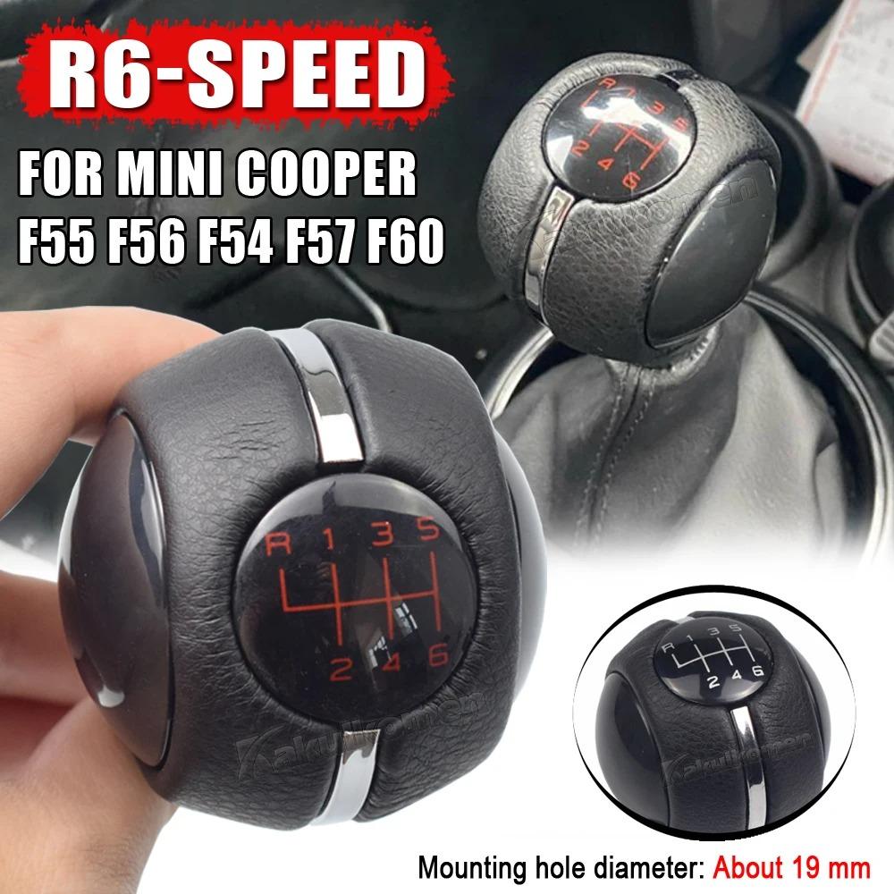 Fit For Mini Cooper F55 F56 F54 F60 7641999 Car 6 Speed Manual Gear Shift Knob Lever Shifter HandBall Car Styling
