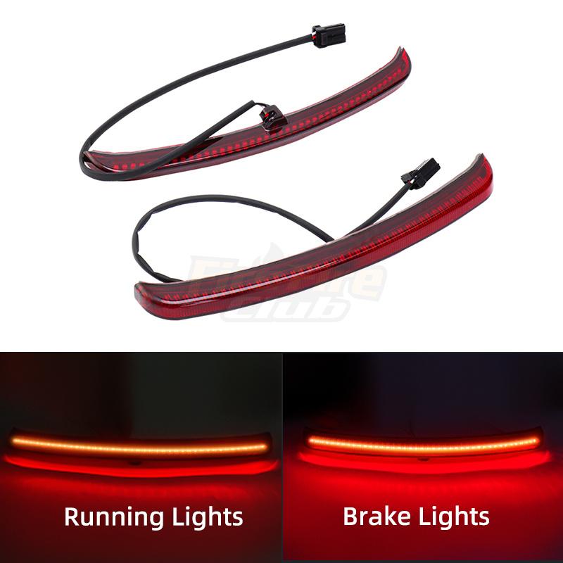 

Motorcycle LED Fender Blades Brake Running Light Accessories For Harley Street Glide Trike FLHXXX Tri Glide Ultra Classic