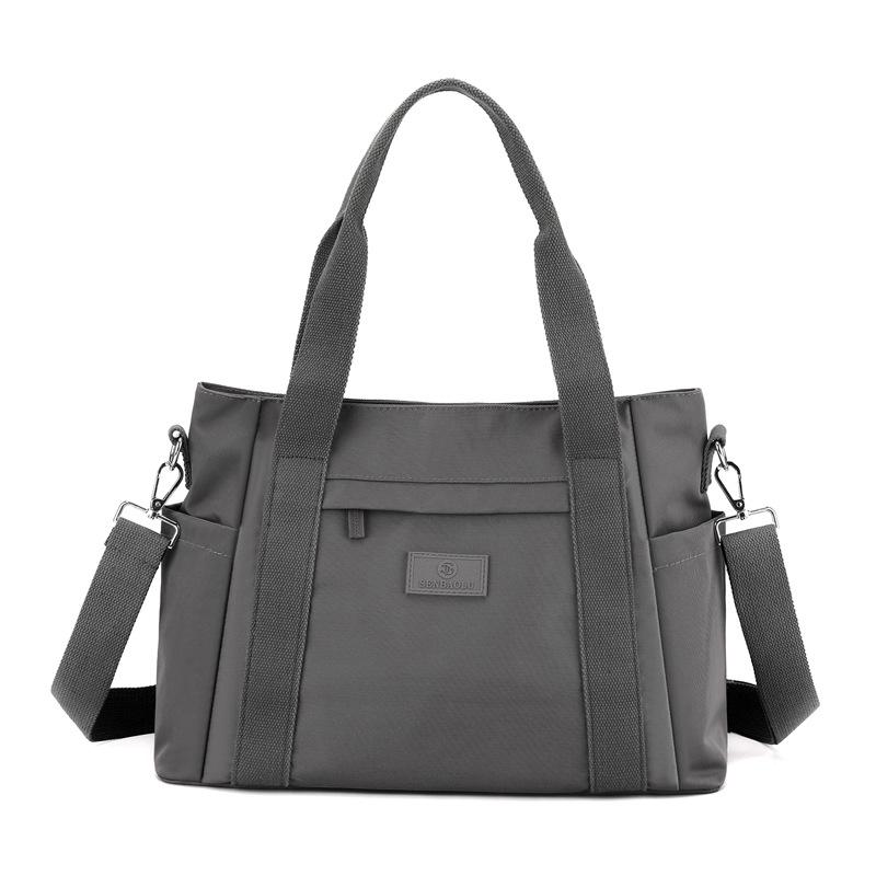 Nylontasche trendige lässige Mehrfachtaschen-Handtasche Umhängetasche große Kapazität Tragetasche Schultertasche Damen große Tasche