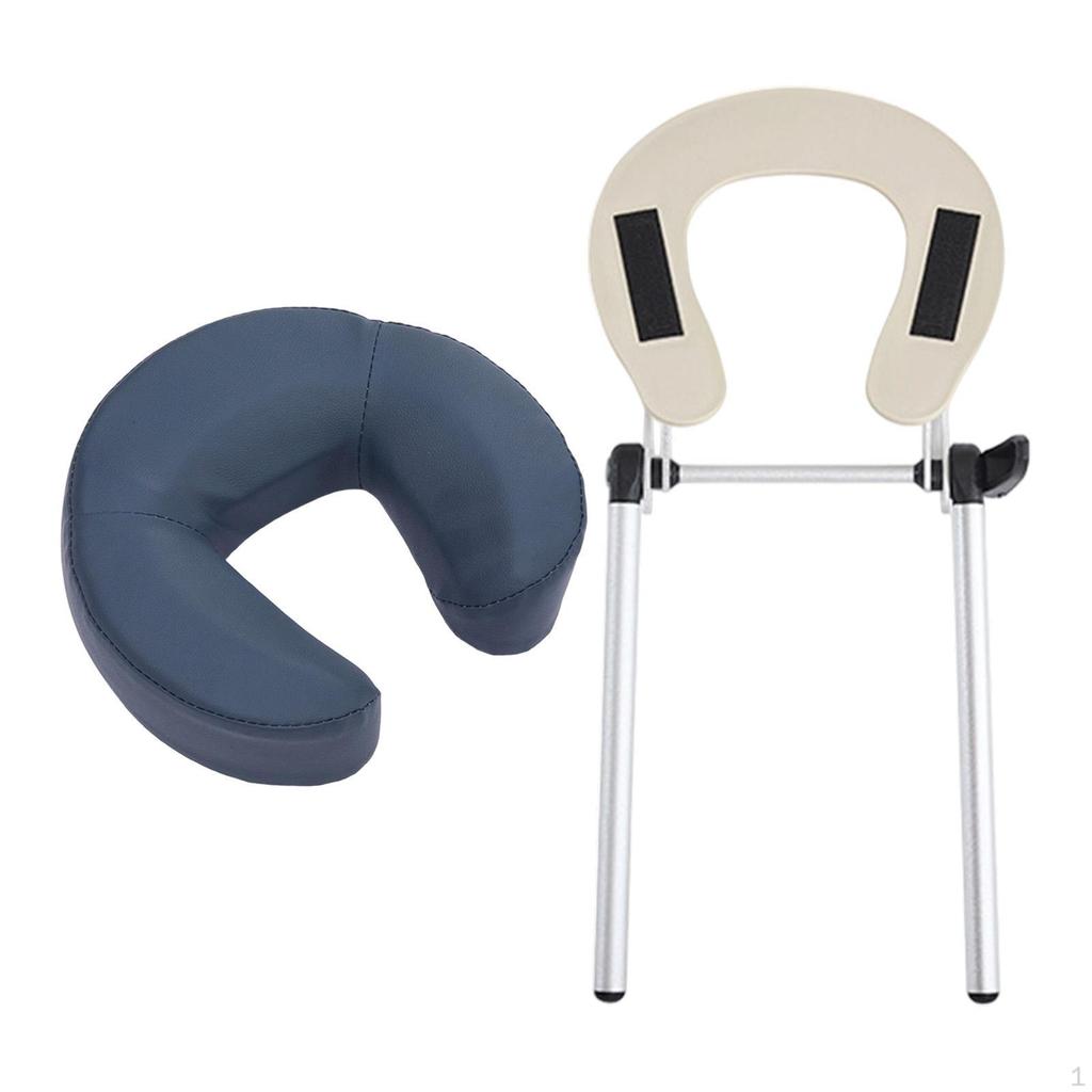 Berceau facial de table de massage réglable de remplacement avec oreiller appui-tête de chaise pour boutique maison salon