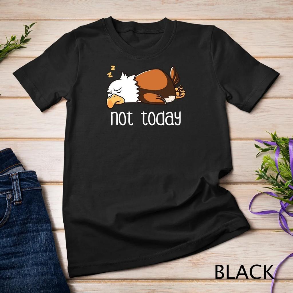 Nope Not Today Sleeping American Bald Eagle Nap Early Bird T Shirt