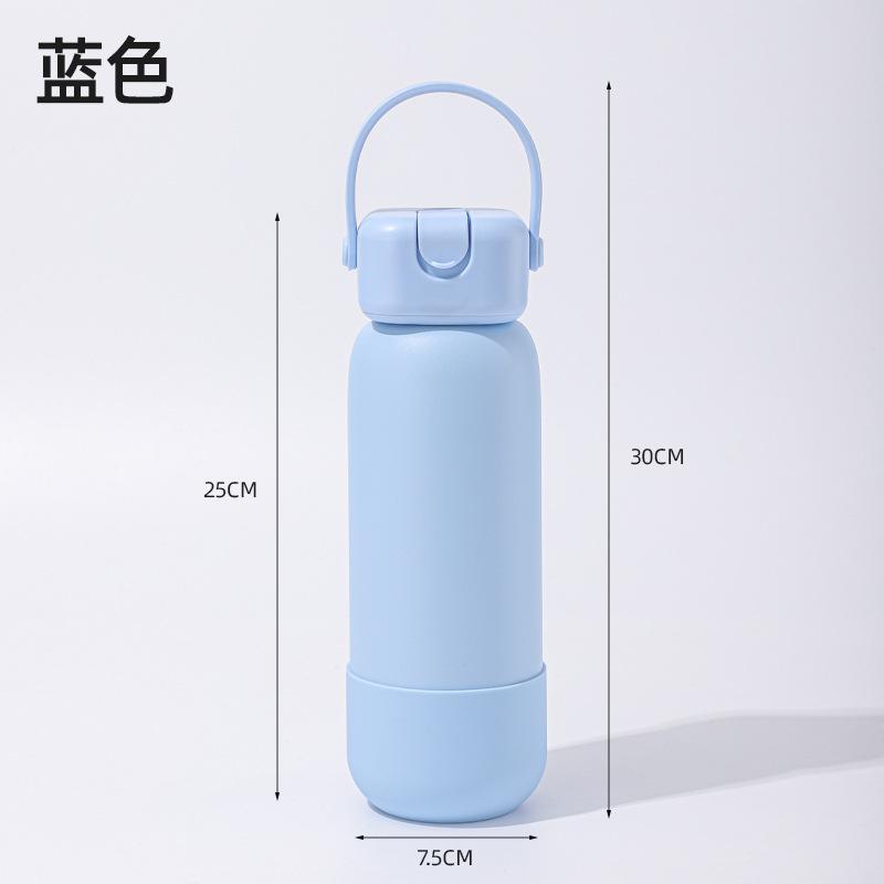 18oz24oz32oz Thermos Bottle With Straw Stainless Steel Car Thermal Cup Sports Water Bottles Keeps Cold and Heat Thermal Mug 18oz
