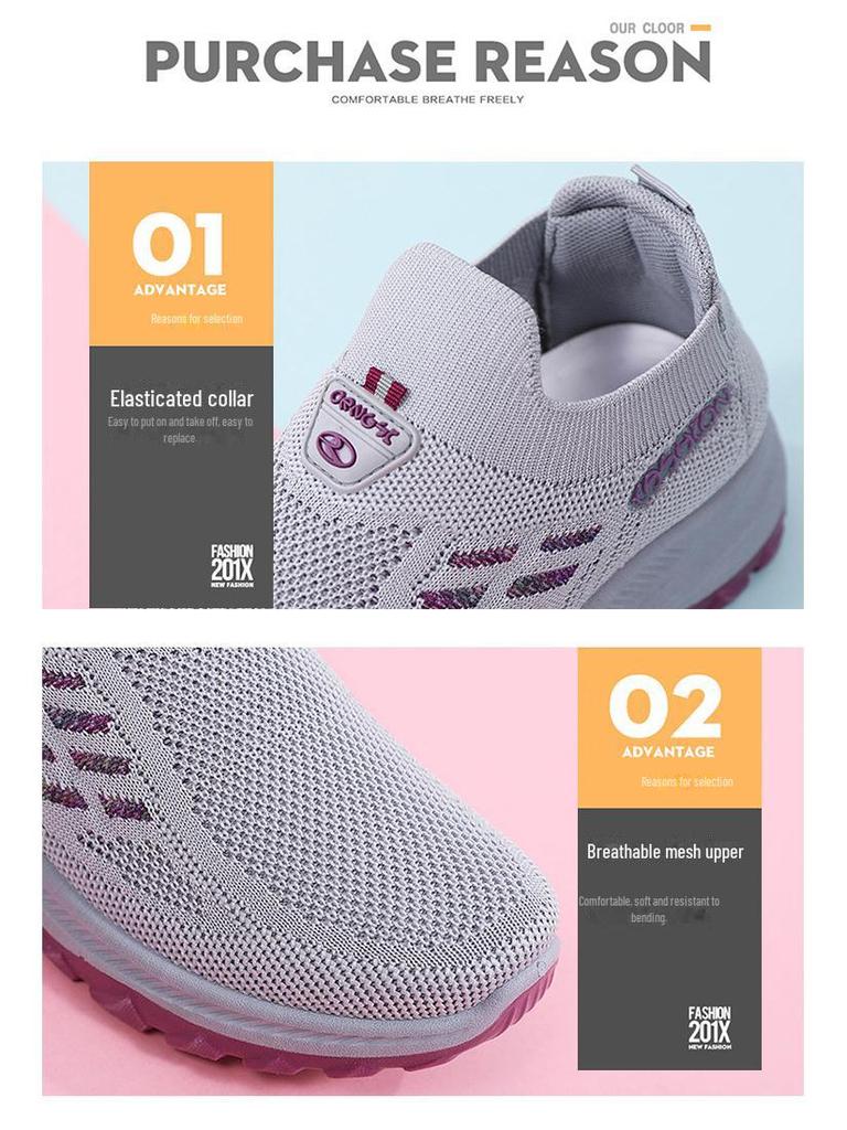 Ērti neslīdoši pastaigu apavi pusmūža sievietēm - mīksta zole pavasarim un rudenim