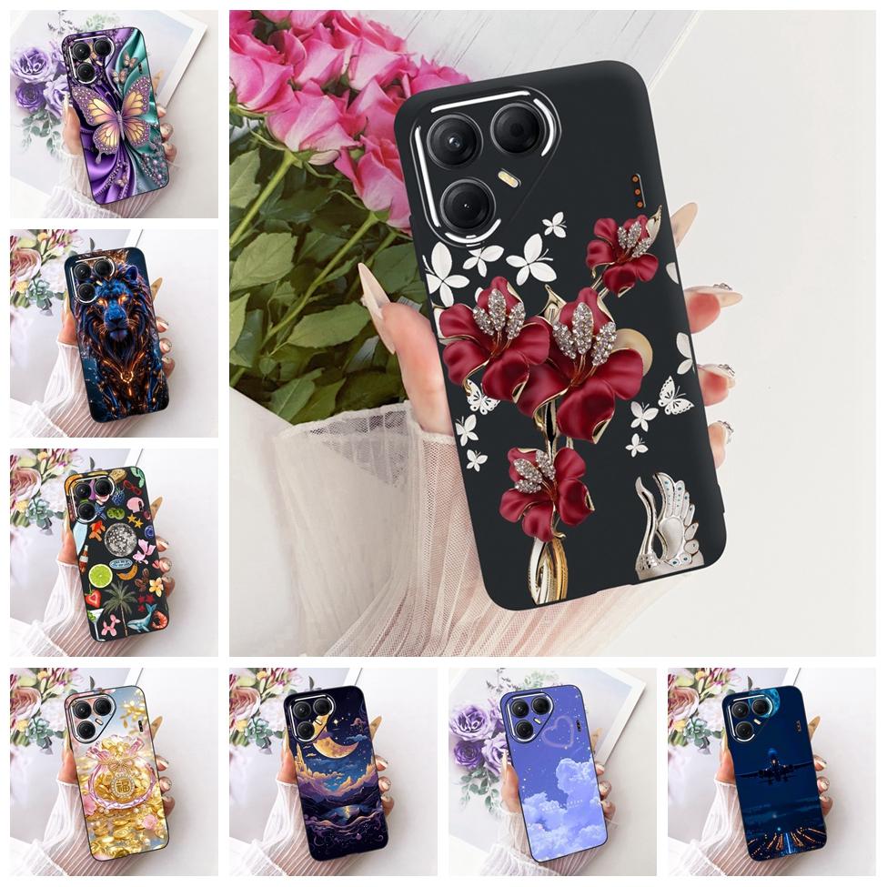 Phone Case For Tecno Pova 7 5G Cover Silicone Cute Cat Fashion Funny Painted Casing For Tecno Pova7 5G LJ7