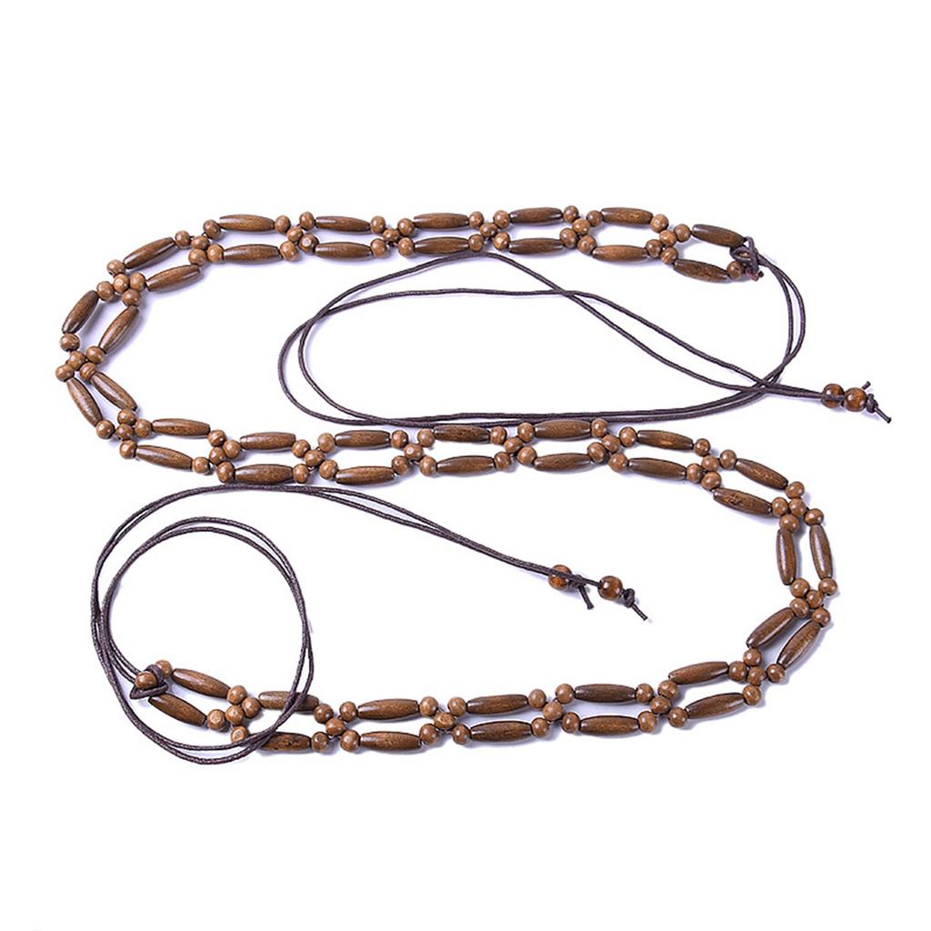 Cowgirl Waist Chain Casual Tie Belt Vintage Waist Ceinture Cowgirl Lady Belt Exquisite Woven Beads Western