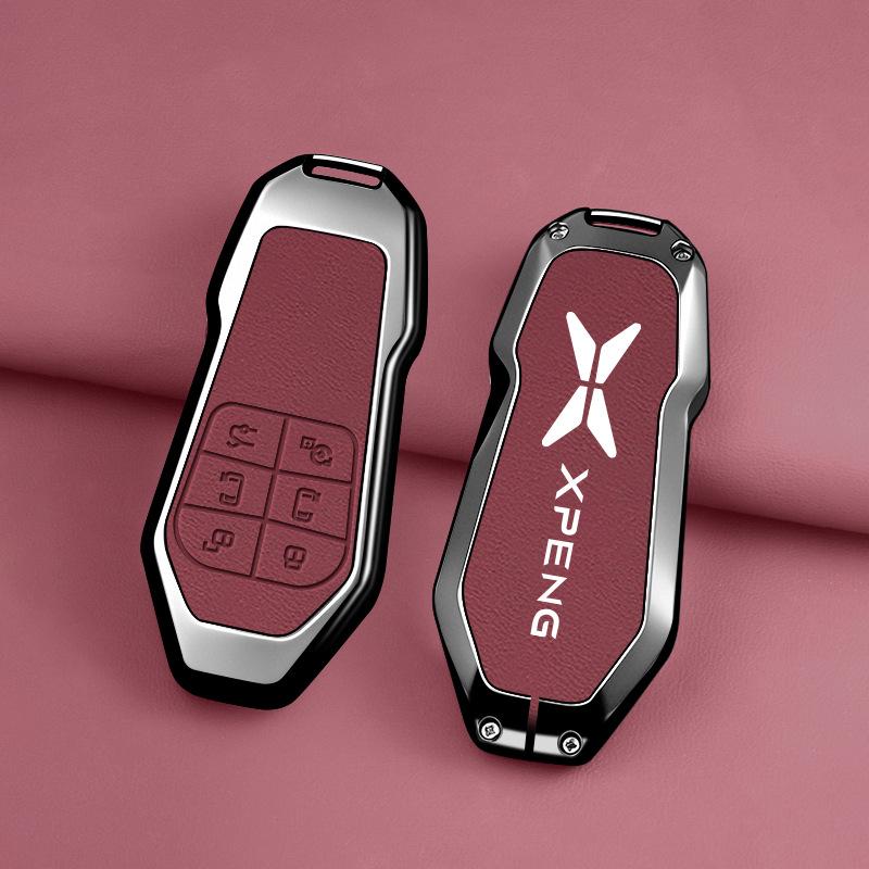 Xiaopeng X9 2026 Ultra Metal Key Case with Remote Control Buckle - New Model Protective Shell