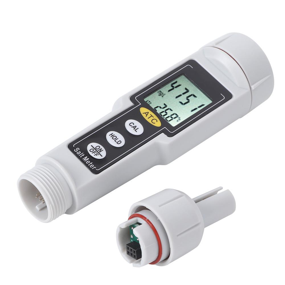 CT3081 Portable Digital Salinometer Salinity Temperature Humidity Tester Meter for Salt Water Pool