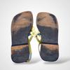 Used LOUIS VUITTON Strap Sandals Flower Leather Blue