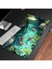 Large Koi Fish Gaming Mouse Pad Non-Slip Rubber Desk Mat Stitched Edge Office Work Esports Gift for Gamers Desk Accessories