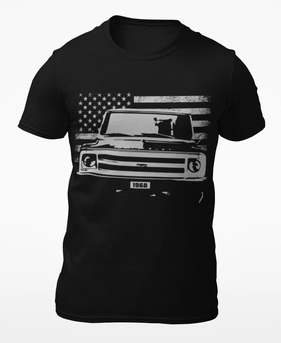 1968 Chevy C10 American Classic Pickup Truck Short-Sleeve Unisex T-Shirt S