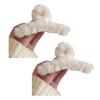 Hair Claw Plush Decor Strong Grip Back Head Hair Clip Women Large Shower Hair Clamp Hair Styling Tool