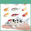 Aquarium Fish Model Pvc Koi Carp Marine Animal Decor For Home Or Office Display