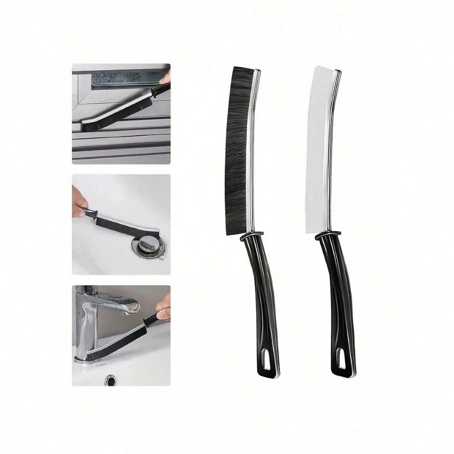 

1Pcs Long Handle Crevice Cleaning Brush: Designed For Hard-To-Reach Spaces Like Window Tracks, Sliding Door Grooves United States