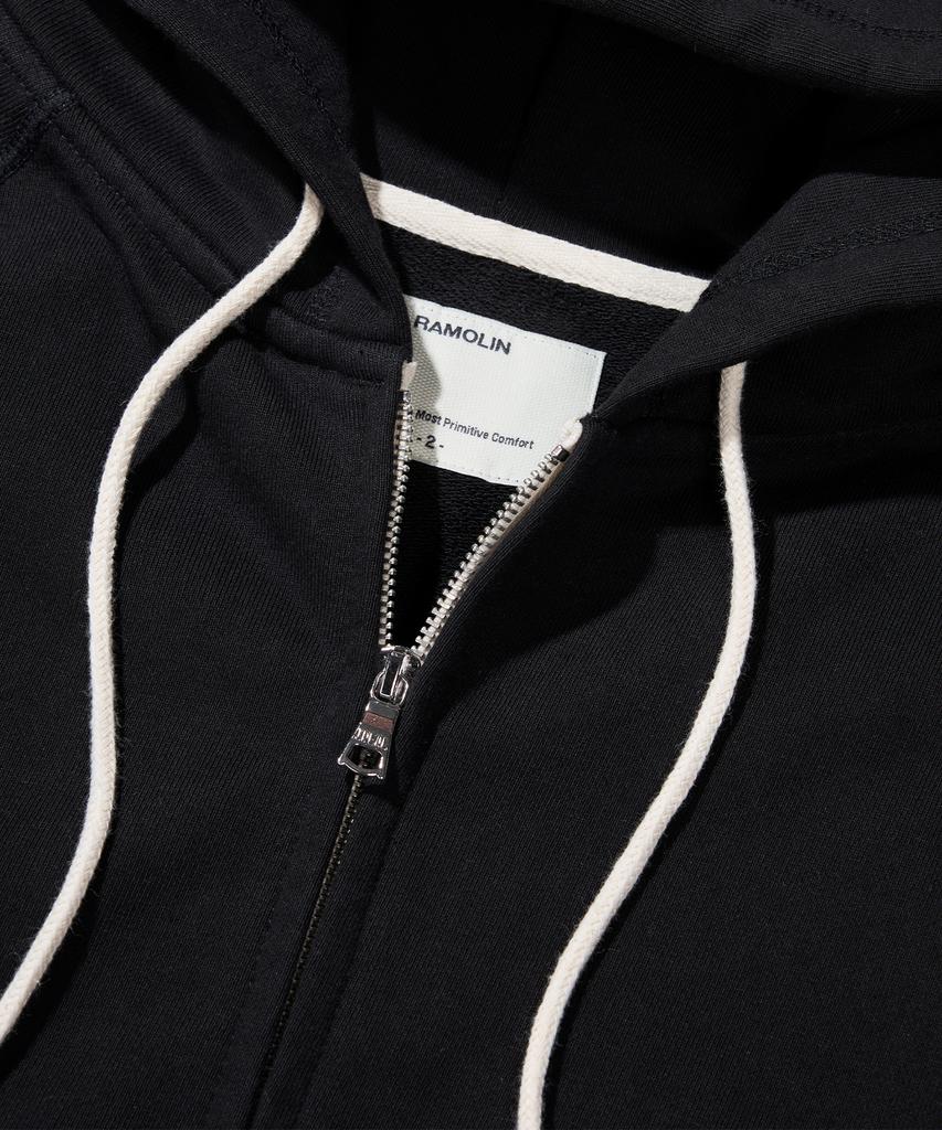 Ramolin Fort Zip-Up Hoodie Black
