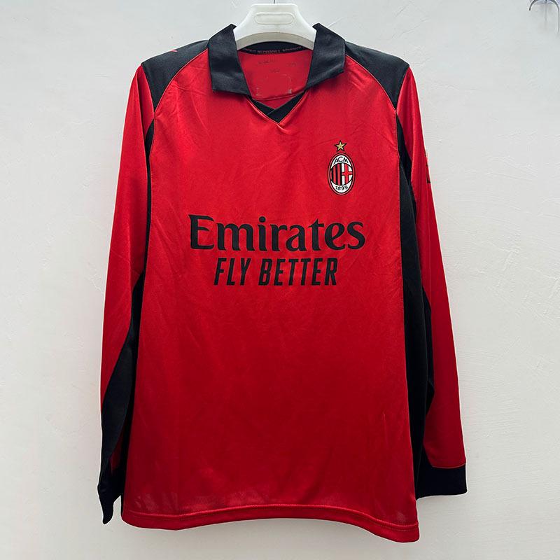 26-27 Fan Version Long Sleeve 4-Guest Football Jersey S красный 1800₽