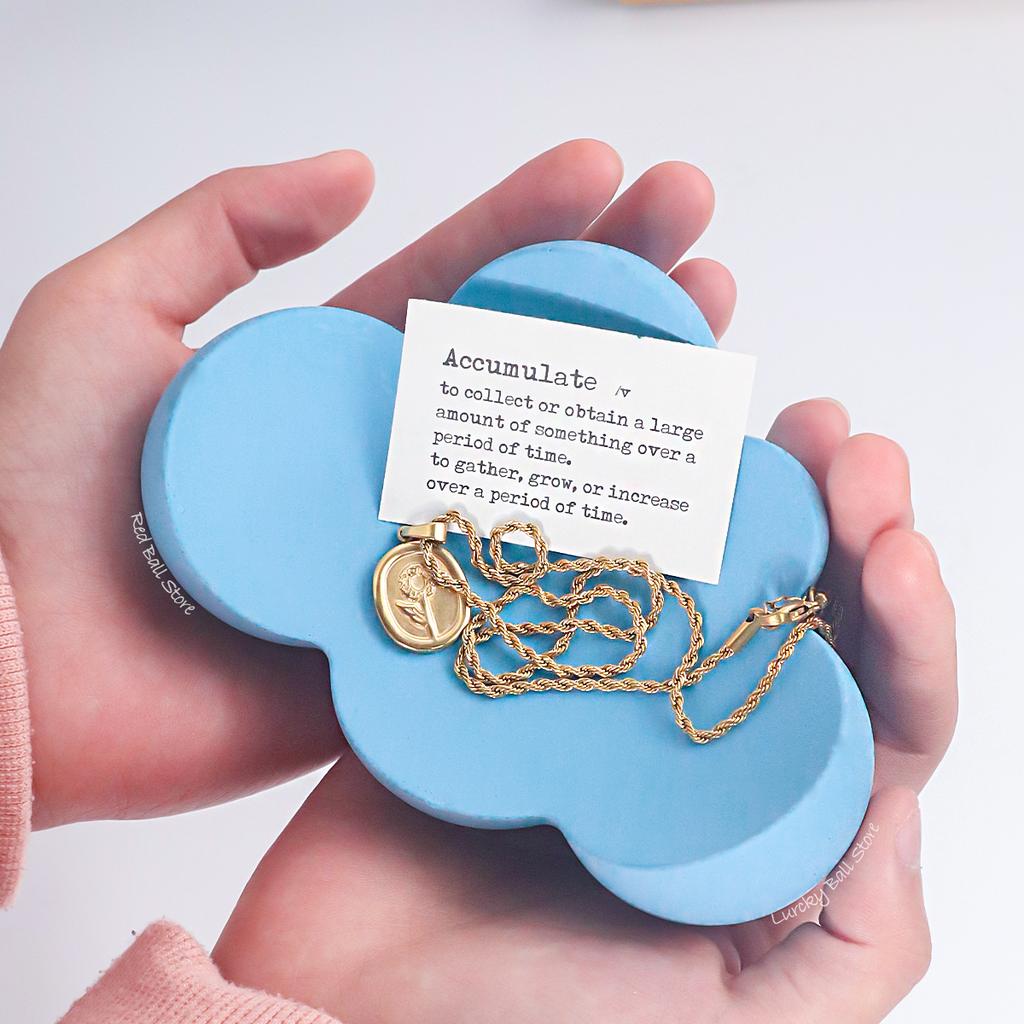 Large Cloud Candlestick Silicone Mold Cloud Tray Resin Making Mould DIY Concrete Storage Plate Candle Making Supplies Home Decor