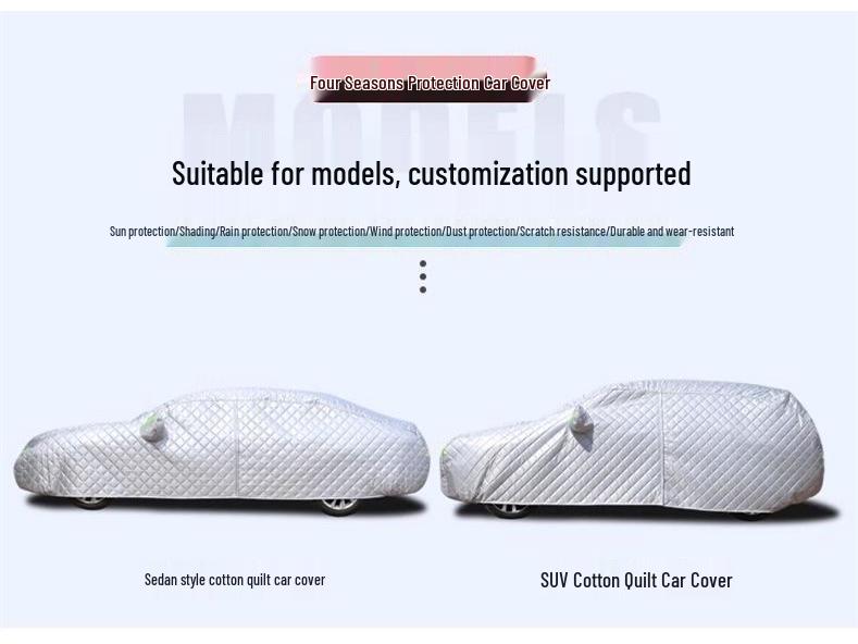 Volvo XC60 SUV Car Cover 2026: Sun, Rain, Snow, Frost, Hail Protection & Heat Insulation.