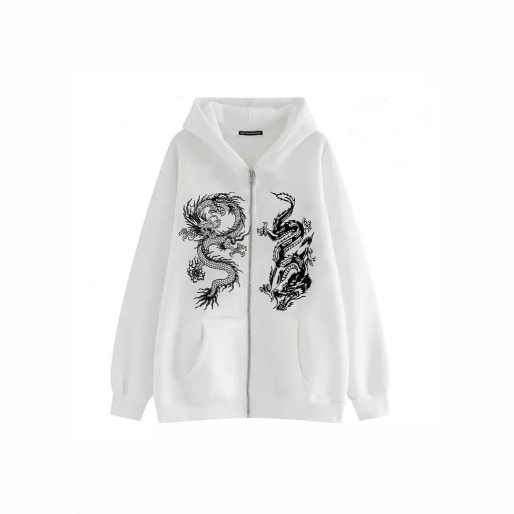 Men's and women's zipper hoodies European and American sweater hoodies