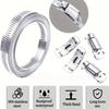 Hose Clamp, DIY 200 Cm with 5 Fasteners of Perforated Metal Strap of Perforated Metal Strap, 304 Stainless Steel Hose Featuring Worm Gear Clamp