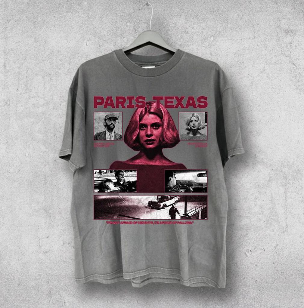 Paris Texas 1984 Film T-Shirt, Wim Wenders T-Shirt, 90er Unisex Grafik T-Shirt