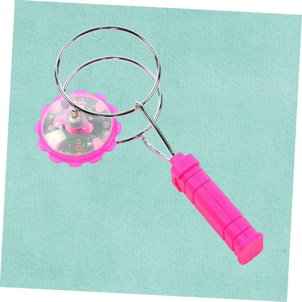 Lurrose Magnetic Gyro Wheels, Set of 2, Illuminating Toys, LED Spinning Tops, Kids Prizes, Festivals, Magic Wheels, Random Colors