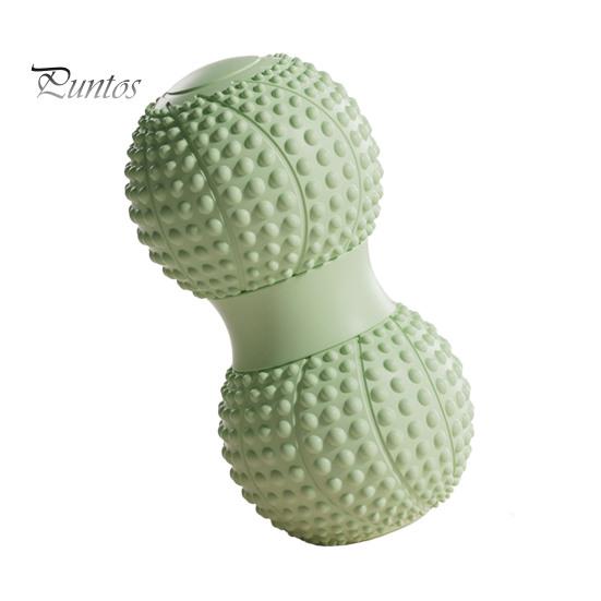 

Массажный мяч с арахисом для глубокой релаксации мышц, двойной ролик для лакросса, физиотерапия, массажер для ног, рук, талии, живота, спины, ступней, всего тела зелёный