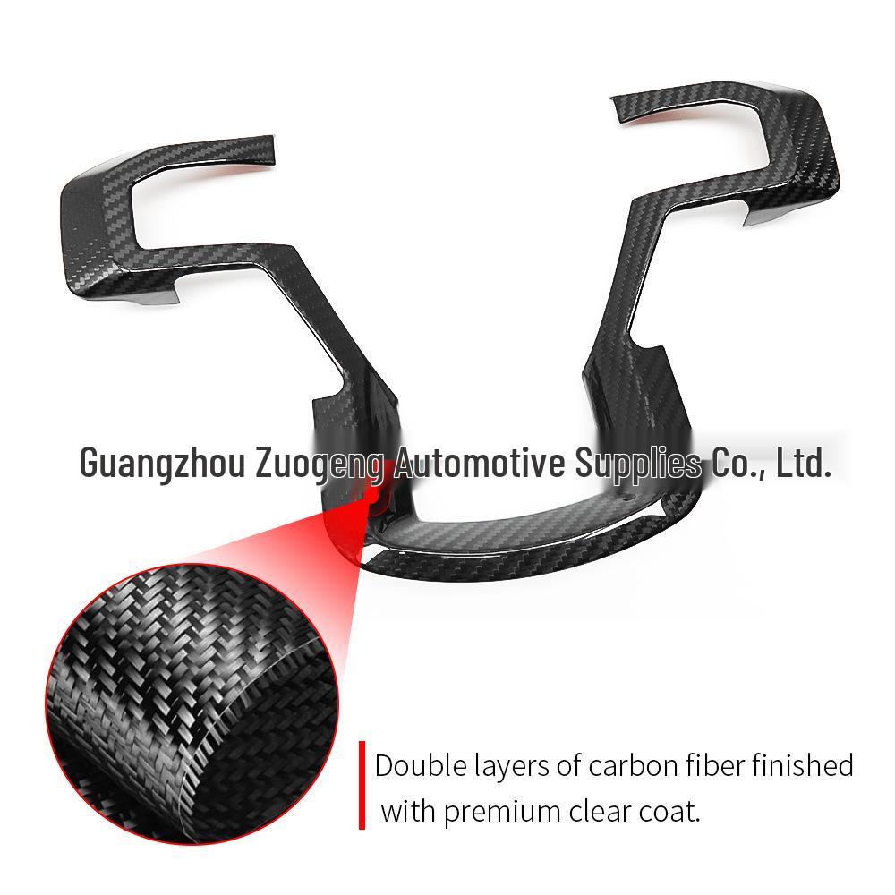 Ford Raptor F150 Carbon Fiber Interior Steering Wheel Trim Decoration