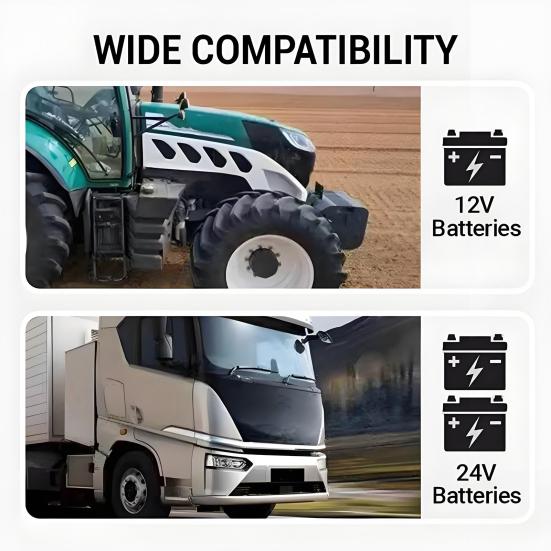 Car Battery Power Cut-Off Switch Breaker 12V/24V Battery Disconnect Switch Universal Power Cut Off with Rotating Terminals for Cars Trucks & Boats